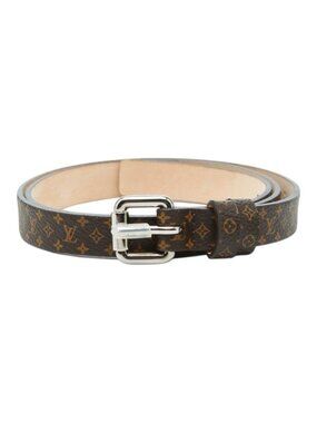 Louis Vuitton Monogram Belt 70 Brown Leather